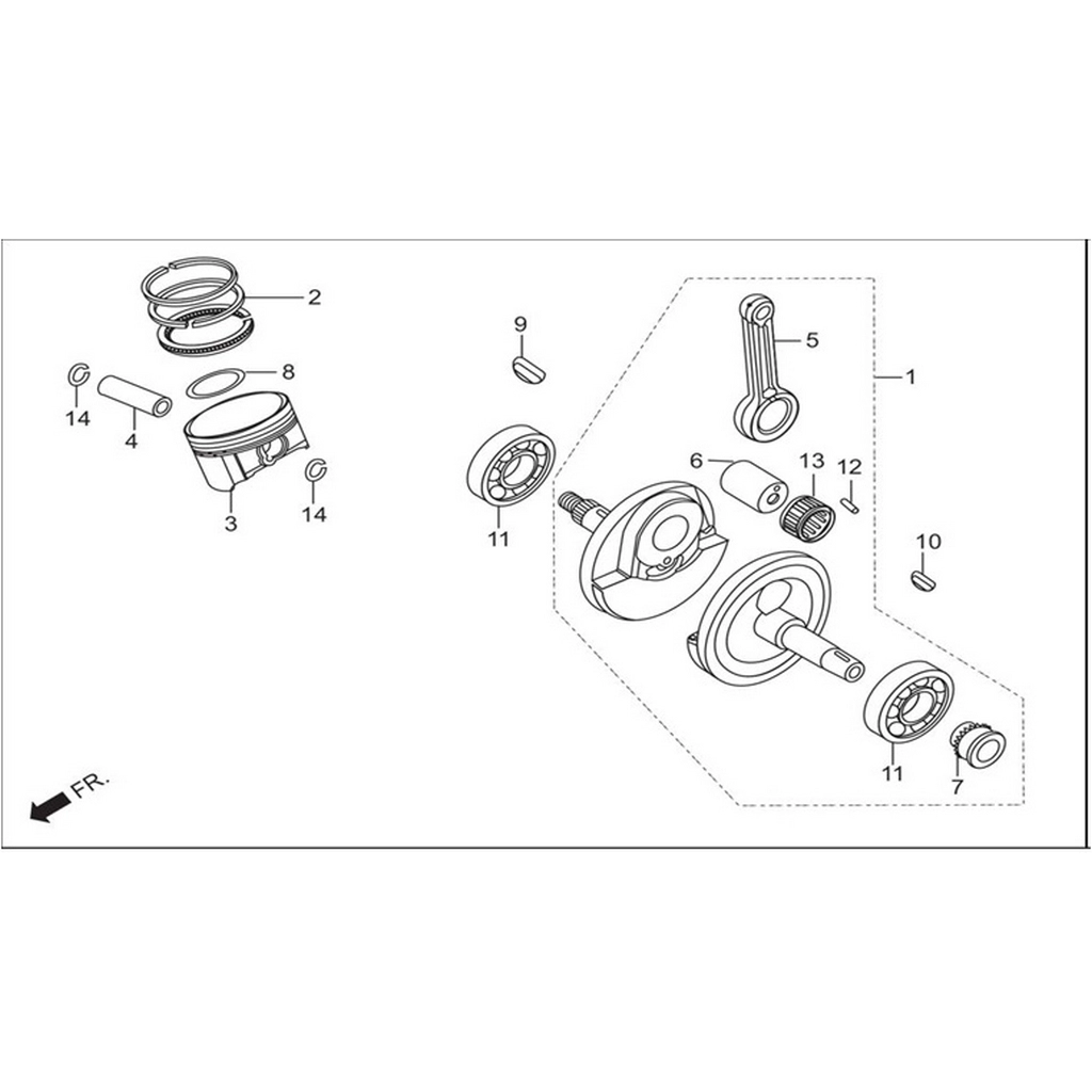 HERO KARIZMA KLIPS PISTON PIMI #HR250-KZ E0914